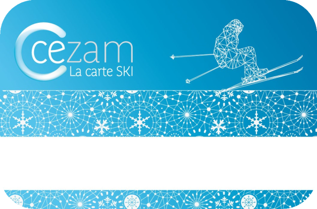Carte ski recto