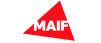 Maif logo blanc site